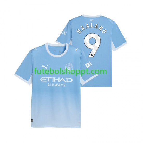 Camisola Homem Manchester City Erling Haaland 9 Principais Equipamento 2026-2027 Manga Curta