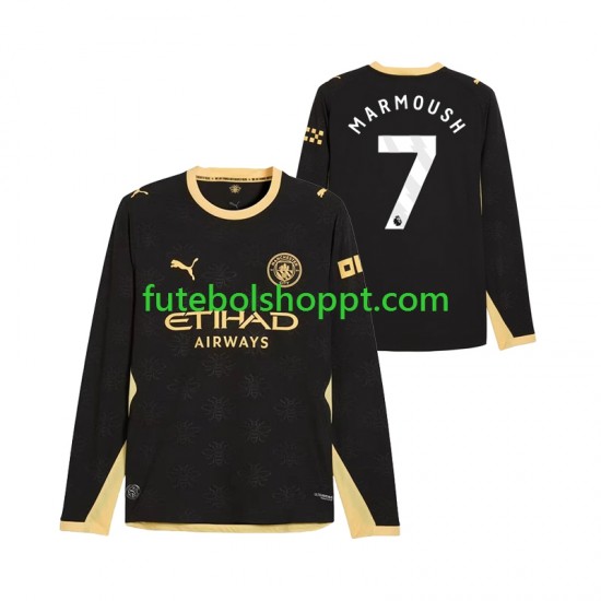 Camisola Homem Manchester City Omar Marmoush 7 Alternativa Equipamento 2026-2027 Manga Comprida