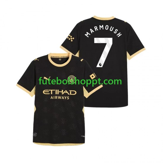 Camisola Homem Manchester City Omar Marmoush 7 Alternativa Equipamento 2026-2027 Manga Curta