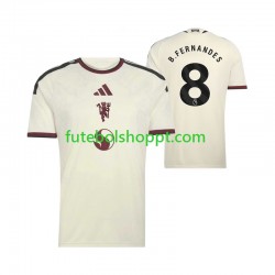 Camisola Homem Manchester United Bruno Fernandes 8 Terceiro Equipamento 2026-2027 Manga Curta