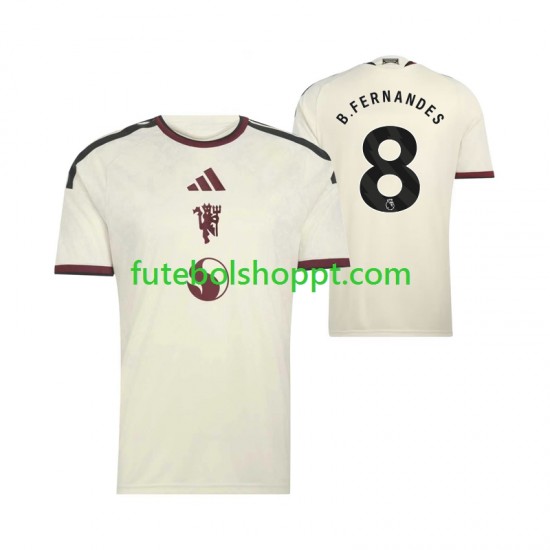 Camisola Homem Manchester United Bruno Fernandes 8 Terceiro Equipamento 2026-2027 Manga Curta