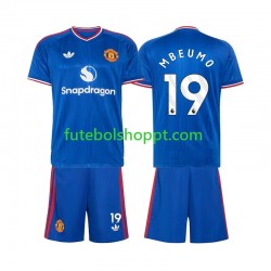 Camisola Júnior Manchester United Bryan Mbeumo 19 Alternativa Equipamento 2026-2027 Manga Curta