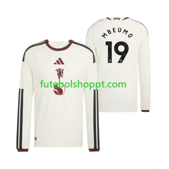 Camisola Homem Manchester United Bryan Mbeumo 19 Terceiro Equipamento 2026-2027 Manga Comprida