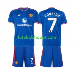 Camisola Júnior Manchester United Cristiano Ronaldo 7 Alternativa Equipamento 2026-2027 Manga Curta