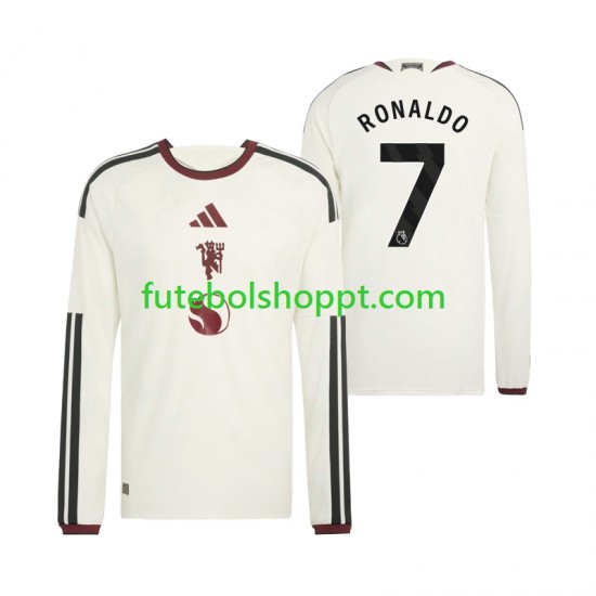 Camisola Homem Manchester United Cristiano Ronaldo 7 Terceiro Equipamento 2026-2027 Manga Comprida