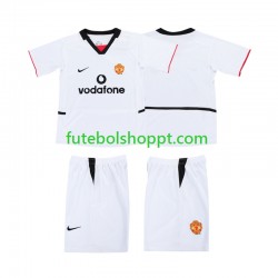 Camisola Júnior Manchester United 2003 Alternativa Equipamento 2002 Manga Curta