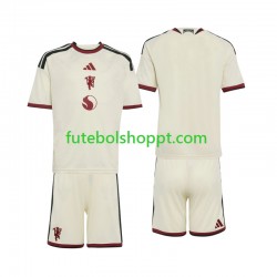 Camisola Júnior Manchester United Terceiro Equipamento 2026-2027 Manga Curta