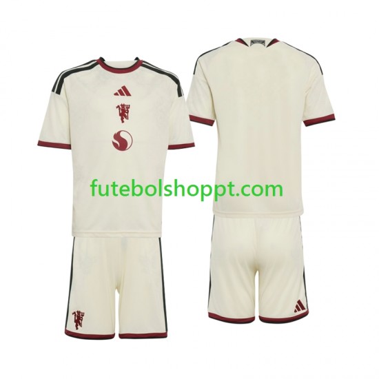 Camisola Júnior Manchester United Terceiro Equipamento 2026-2027 Manga Curta