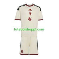 Camisola Júnior Manchester United Terceiro Equipamento 2026-2027 Manga Curta