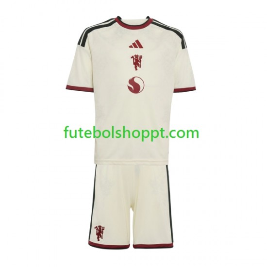 Camisola Júnior Manchester United Terceiro Equipamento 2026-2027 Manga Curta