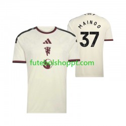 Camisola Homem Manchester United Kobbie Mainoo 37 Terceiro Equipamento 2026-2027 Manga Curta