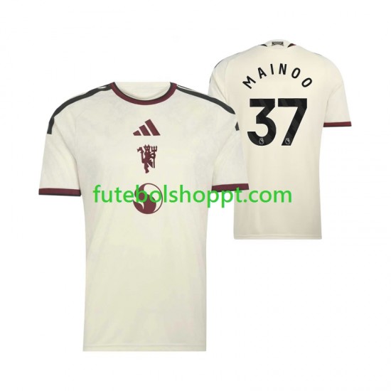 Camisola Homem Manchester United Kobbie Mainoo 37 Terceiro Equipamento 2026-2027 Manga Curta
