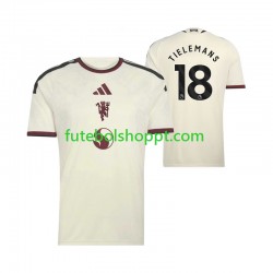 Camisola Homem Manchester United Youri Tielemans 18 Terceiro Equipamento 2026-2027 Manga Curta