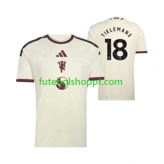 Camisola Homem Manchester United Youri Tielemans 18 Terceiro Equipamento 2026-2027 Manga Curta