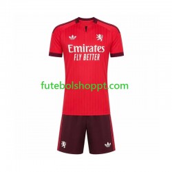 Camisola Júnior Olympique Lyonnais Principais Equipamento 2026-2027 Manga Curta