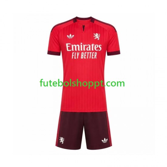Camisola Júnior Olympique Lyonnais Principais Equipamento 2026-2027 Manga Curta