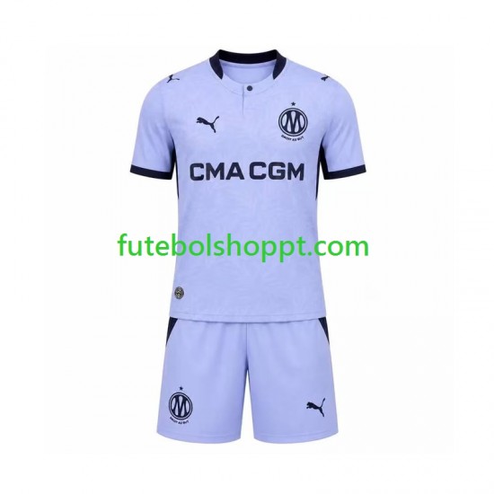 Camisola Júnior Olympique de Marseille Terceiro Equipamento 2026-2027 Manga Curta