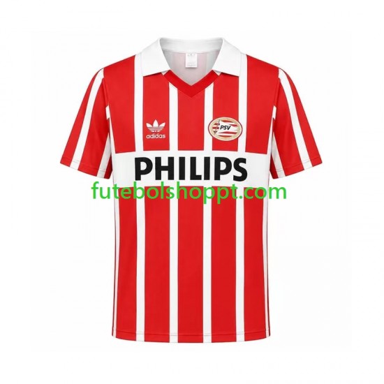 Camisola Homem PSV Eindhoven Retro Principais Equipamento 1990 Manga Curta