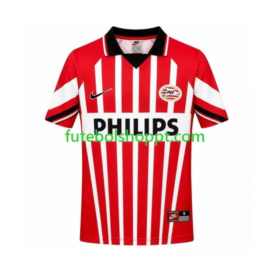 Camisola Homem PSV Eindhoven 1997 Retro Principais Equipamento Manga Curta