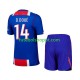 Camisola Júnior Paris Saint-Germain Desire Doue 14 Principais Equipamento 2026-2027 Manga Curta