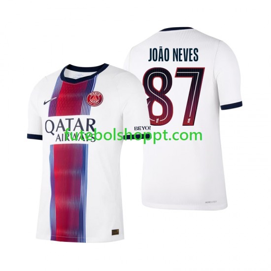 Camisola Homem Paris Saint-Germain Joao Neves 87 Alternativa Equipamento 2026-2027 Manga Curta
