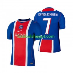 Camisola Homem Paris Saint-Germain Khvicha Kvaratskhelia 7 Principais Equipamento 2026-2027 Manga Curta