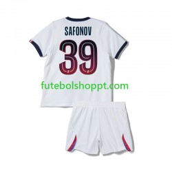 Camisola Júnior Paris Saint-Germain Matvey Safonov 39 Alternativa Equipamento 2026-2027 Manga Curta