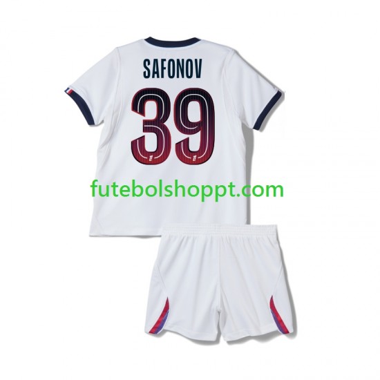 Camisola Júnior Paris Saint-Germain Matvey Safonov 39 Alternativa Equipamento 2026-2027 Manga Curta