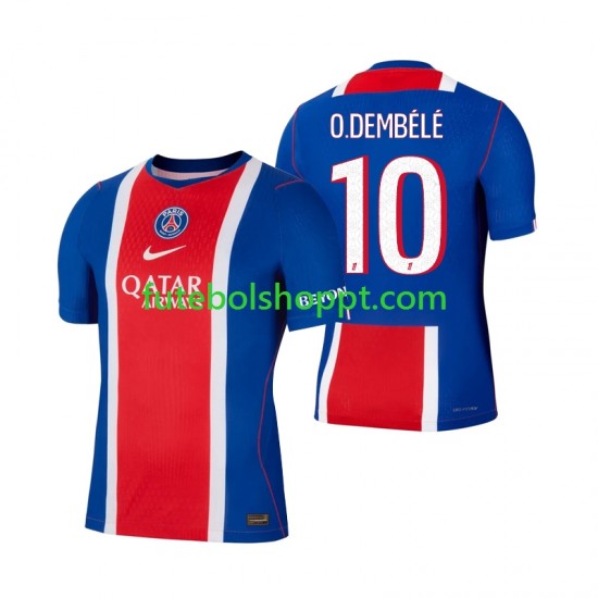 Camisola Homem Paris Saint-Germain Ousmane Dembele 10 Principais Equipamento 2026-2027 Manga Curta