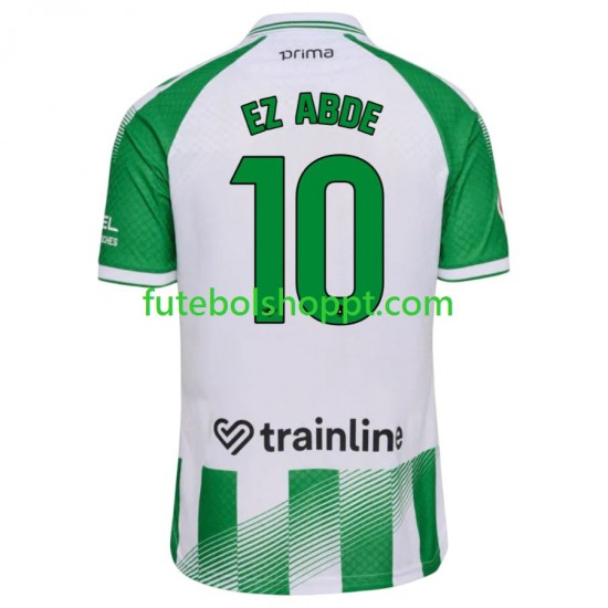 Camisola Homem Real Betis Abde Ezzalzouli 10 Principais Equipamento 2026-2027 Manga Curta