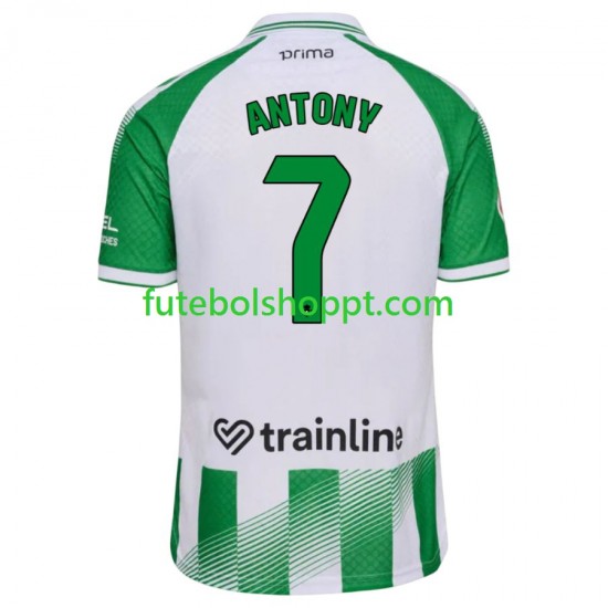 Camisola Homem Real Betis Antony 7 Principais Equipamento 2026-2027 Manga Curta