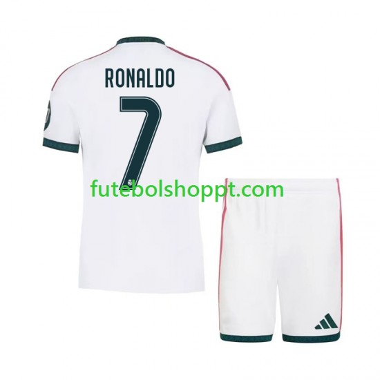Camisola Júnior Real Madrid Cristiano Ronaldo 7 Principais Equipamento 2026-2027 Manga Curta