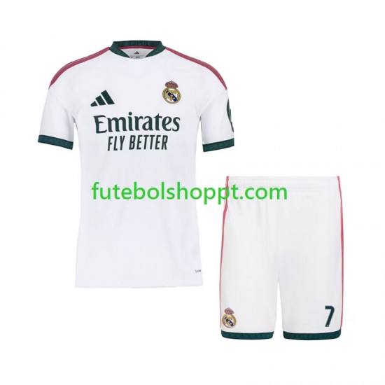Camisola Júnior Real Madrid Cristiano Ronaldo 7 Principais Equipamento 2026-2027 Manga Curta