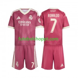 Camisola Júnior Real Madrid Cristiano Ronaldo 7 Terceiro Equipamento 2026-2027 Manga Curta