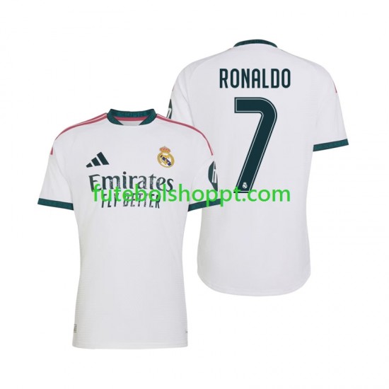 Camisola Homem Real Madrid Cristiano Ronaldo 7 Principais Equipamento 2026-2027 Manga Curta