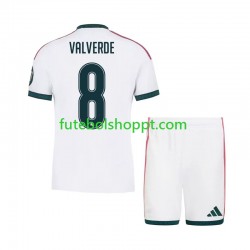 Camisola Júnior Real Madrid Federico Valverde 8 Principais Equipamento 2026-2027 Manga Curta