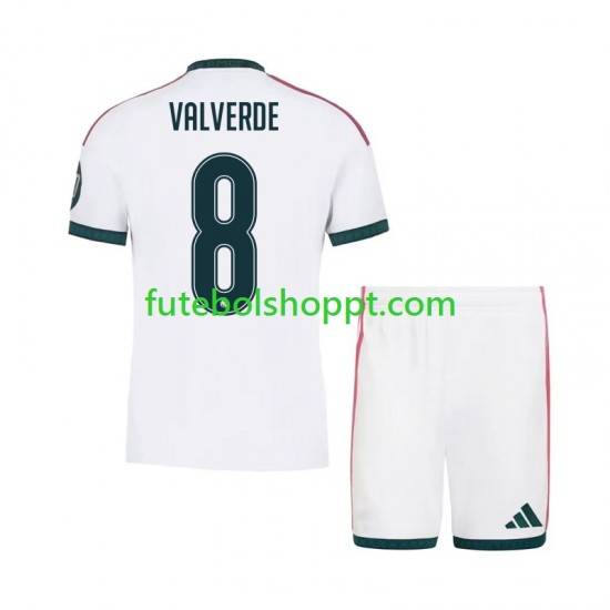 Camisola Júnior Real Madrid Federico Valverde 8 Principais Equipamento 2026-2027 Manga Curta