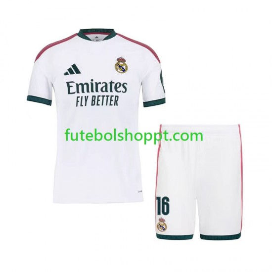 Camisola Júnior Real Madrid Ibrahima Konate 16 Principais Equipamento 2026-2027 Manga Curta