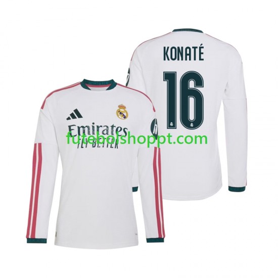 Camisola Homem Real Madrid Ibrahima Konate 16 Principais Equipamento 2026-2027 Manga Comprida