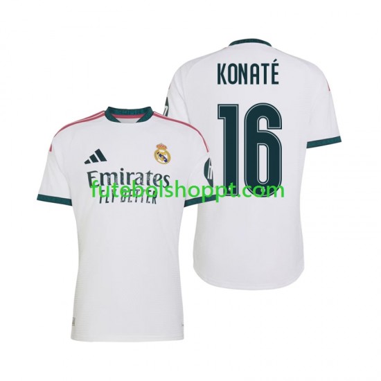 Camisola Homem Real Madrid Ibrahima Konate 16 Principais Equipamento 2026-2027 Manga Curta
