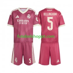 Camisola Júnior Real Madrid Jude Bellingham 5 Terceiro Equipamento 2026-2027 Manga Curta