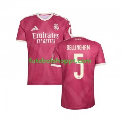 Camisola Homem Real Madrid Jude Bellingham 5 Terceiro Equipamento 2026-2027 Manga Curta