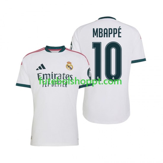 Camisola Homem Real Madrid Mbappé Kylian 10 Principais Equipamento 2026-2027 Manga Curta