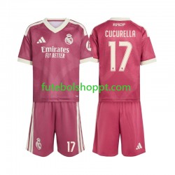Camisola Júnior Real Madrid Marc Cucurella 17 Terceiro Equipamento 2026-2027 Manga Curta