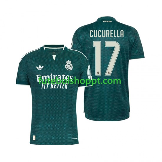Camisola Homem Real Madrid Marc Cucurella 17 Alternativa Equipamento 2026-2027 Manga Curta