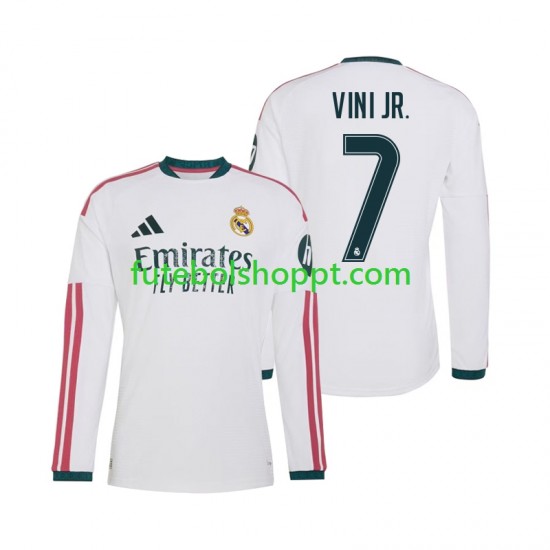 Camisola Homem Real Madrid Vinicius Junior 7 Principais Equipamento 2026-2027 Manga Comprida