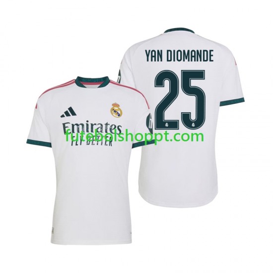 Camisola Homem Real Madrid Yan Diomande 25 Principais Equipamento 2026-2027 Manga Curta