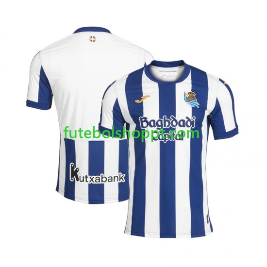 Camisola Homem Real Sociedad Principais Equipamento 2026-2027 Manga Curta