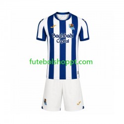 Camisola Júnior Real Sociedad Principais Equipamento 2026-2027 Manga Curta