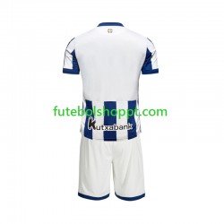 Camisola Júnior Real Sociedad Principais Equipamento 2026-2027 Manga Curta